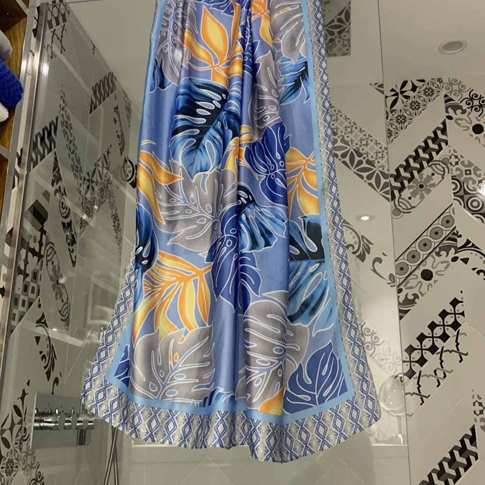 NWT🌺Oversized Pretty Persuasions Wrap/Summer Kimono in Tropical Plants P… - Picture 8 of 11